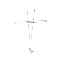 WIRE LUMINAIRE, for TENSEO low-voltage wire system, QR-C51, chrome