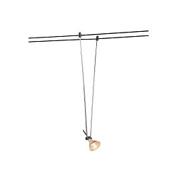 TELESKOP, Wire luminaire for TENSEO low-voltage wire system, QR-C51, black