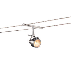 SALUNA, Wire luminaire for TENSEO low-voltage wire system, QR-C51, chrome