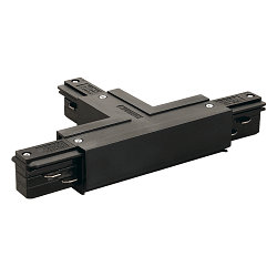 T-coupler for 3-Phase High voltage Track, Earth left, T-coupler 1, black