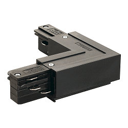 EUTRAC L-Coupler for 3-Phase High voltage Track, Earth outside, L-coupler 1, black