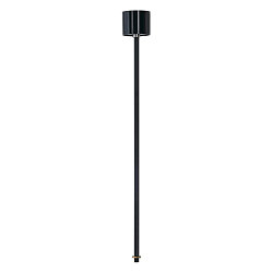 EUTRAC Pendant rod 0,6 m fixed for 3-Phase High voltage Track, black