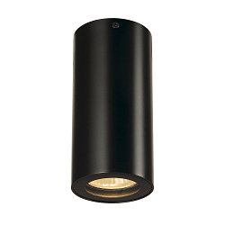 Ceiling luminaire ENOLA B CL-1, IP20, � 6,7cm / H 14cm, GU10 QPAR51, aluminium, black