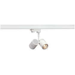 Spot BIMA 2 2xGU10 IP20, incl. 3-Phase adapter, matt-white