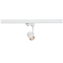 Spot BIMA 1 GU10 50W, incl. 3-Phase adapter, matt-white