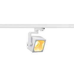 LED 3-Phase Spot EURO CUBE, 28,5W, 3000K, 60�, incl. 3-Phase-adaptor, white
