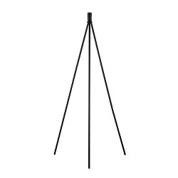 FENDA Floor lamp II tripod, E27 max. 40W, H 133.5cm, shade excl., black