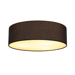 Ceiling luminaire TENORA CL-1, E27, Acrylic cover, shade black