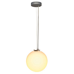 Pendant luminaire ROTOBALL 40, white, E27