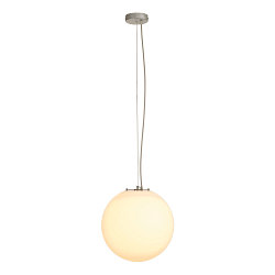 Pendant luminaire ROTOBALL 40, white, E27
