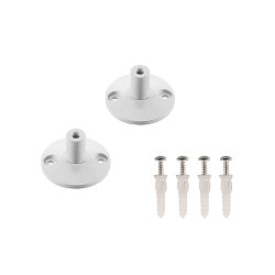 WALL HOLDER, for TENSEO low-voltage wire system, short, 2 items, white
