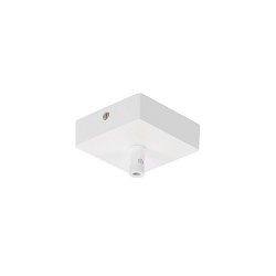 Accessories Ceiling canopy for GLENOS Pendant luminaire, 8,5x8,5x2,7cm, with strain relief, matt white