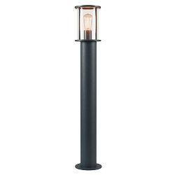 PHOTONIA, Floorlamp, A60, round, anthracite, glass clear
