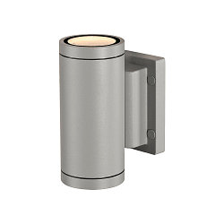 Wall luminaire NEW MYRA UP-DOWN Outdoor luminaire, 2xGU10, max. 2x35W, IP55, silver grey