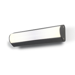 Outdoor LED wall luminaire AKA 16/2024-30, IP54, 20W 3000K 1550lm, black / opal
