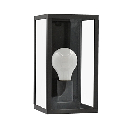 Outdoor wall luminaire CUBE 16/2039-12, IP54, E27 max. 20W, anthracite