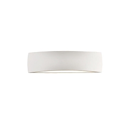 Wall luminaire ALBA 16/3386-30, Up & Down, 30cm, E14 max. 15W, paintable plaster, white