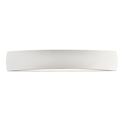 Wall luminaire ALBA 16/3386-53, Up & Down, 53cm, 2x E14 max. 15W, paintable plaster, white