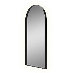 mirror with lighting GIORGIA 3994, black