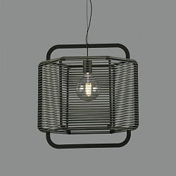 pendant luminaire CORDA 50 E27 IP20, green 