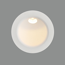 wall recessed luminaire REGAL round IP54, white 