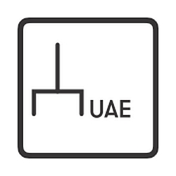 socket UAE RJ45 (NO 4417 /-19) 2-fold, with cover, for computer network, grey, white