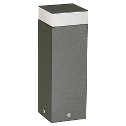 socket luminaire TYPE NO 2292 square, short, switchable IP54, anthracite