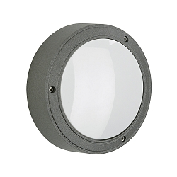 outdoor wall luminaire TYPE NO 6337 IP65, anthracite, opal dimmable