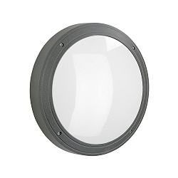 outdoor wall luminaire TYPE NO 6338 IP65, anthracite, opal dimmable