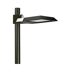 LED Vario III Mast light 0843 - optic floodlight, 1 flame, IP65, 56.6W 3000K 3800lm, tiltable +/- 45�, black