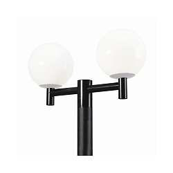 Outdoor Top � 6cm for 2 Ball luminaires (35/45/50cm), Type No. 1015, black