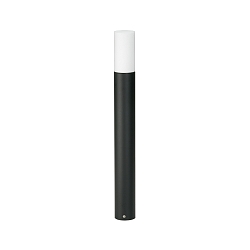 LED Bollard light Type No. 2277, IP44, height 90cm, 10W 3000K 900lm, cast alu / opal glass, dimmable, black matt