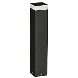 socket luminaire TYPE NO 2293 square, long, switchable IP54, black