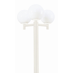 Outdoor Top � 6cm for 3 Ball luminaires (35/45/50cm), Type No. 1016, white