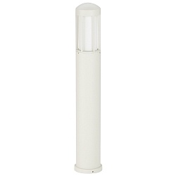 Bollard light Type No. 2221, IP44, height 90cm, E27 QA55 max. 57W, cast alu / opal glass, white matt