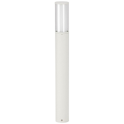 Bollard light Type No. 2269, IP44, height 90cm, E27 max. 20W (LED), stainless steel / acrylic glass, opal inside, white matt
