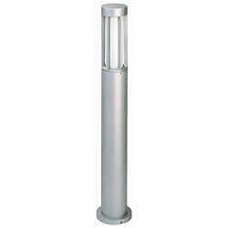 Bollard light Type No. 2043, IP44, height 90cm, E27 max. 20W (LED), cast alu / opal glass, stainless steel matt