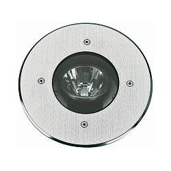 Outdoor Ground recessed spot Type No. 2149, IP67 IK08, � 22cm, G9 QT14 max. 60W, stainless steel cover, swiveling 30�