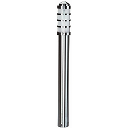 bollard lamp TYPE NO 2284 E27 IP44, stainless steel
