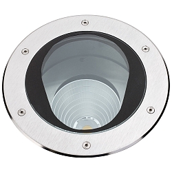 LED Ground spike spot Type No. 2422, 16W 3000K 2240lm 30�, swiveling 30�, stainless steel cover