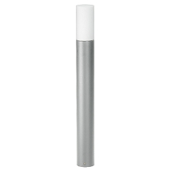 bollard light TYPE NO 3077 standard, cylindrical E27 IP54, silver