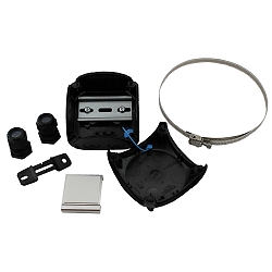 mast top POLEBOX (EMPTY BOX FOR CUSTOM USE), black