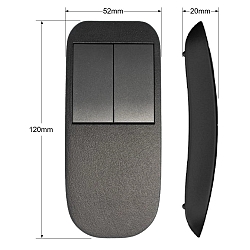 remote control CASAMBI RC4EPLBTB ENOCEAN 4-fold, closed, programmable, black matt