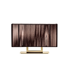 Table luminaire LT CLAVIUS G, 60cm, E27, IP20, gold / tobacco