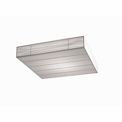 Ceiling luminaire PL CLAVIUS, 60x60cm, 3x E27, IP20, sand