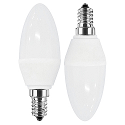 Blulaxa LED Lamp Candle SMD Essential, 3W, 230�, E14, warmwhite, double pack