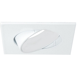 Blulaxa Mounting frame for LED Reflector cutting out: 68 mm, square, adjustable, incl. 1x GU10 socket