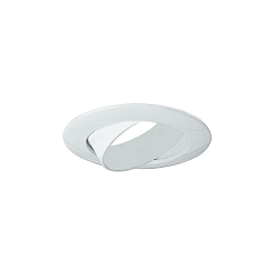 Blulaxa Bajonett Mounting frame for LED Reflector cutting out: 68 mm, round, adjustable, incl. 1x GU10 socket, white