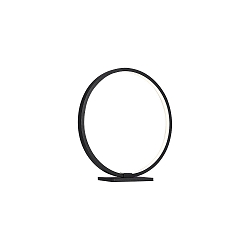 Decorative LED Table lamp ring shape, � 25cm, 6.5W 3000K 340lm 300�, aluminum, black