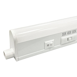 under-cabinet luminaire PINEX 30 IP20, white  4W 450lm  3000 / 4000 / 6500K 120� 28.5cm